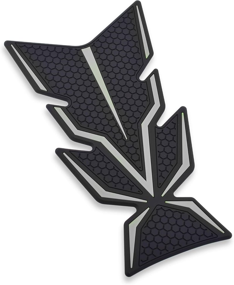 BYEMTTY Motorcycle Tank Grip Protector Pads, Anti-Slip Honeycomb Design, Compatible with Suitable forZX-25R/SE ZX-4R SE/4RR (grey1) - Image 1